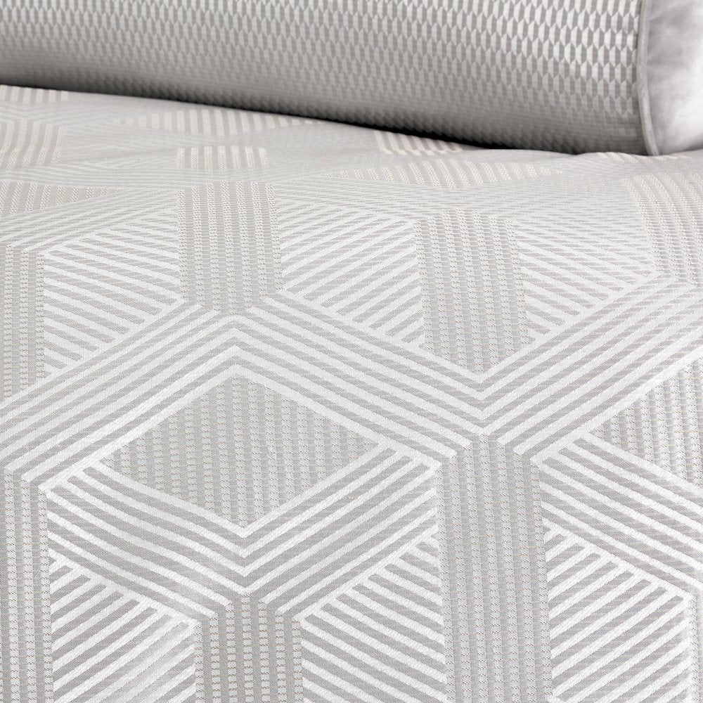 Nouveau 9-Piece Queen Duvet Set - Dove