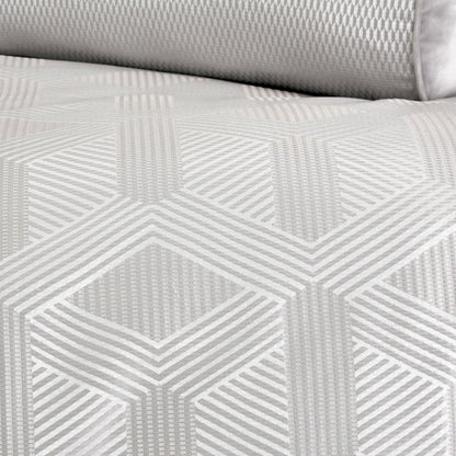 Nouveau 9-Piece Queen Duvet Set - Dove