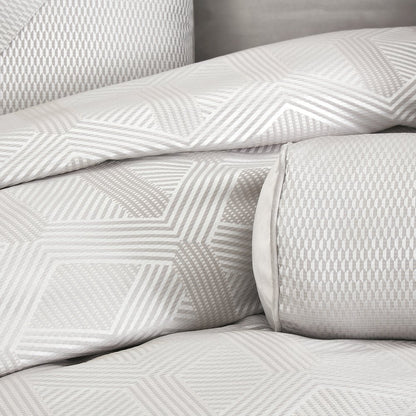 Nouveau 10-Piece King Duvet Set - Dove