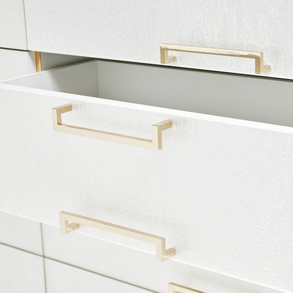 Palm Gate Dresser - Cloud White