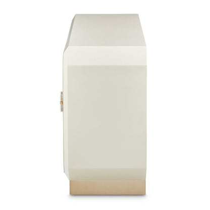 La Rachelle Sideboard with Mirror - Medium Champagne