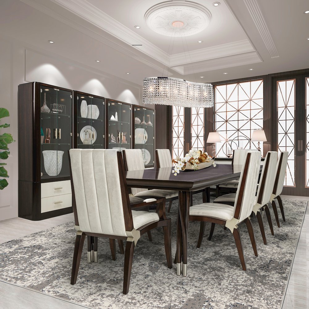 Paris Chic Dining Arm Chair - Espresso Qty 1