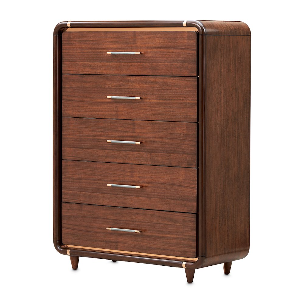 Mason Park 5-Drawer Gentlemen's Chest - Umber