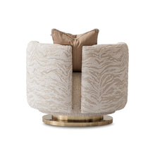 Savannah Breeze Swivel Chair - Cashmere/Bright Gold