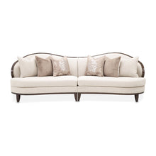 Camellia Field 2-Piece Chenille Sofa - Linen/Warm Pecan