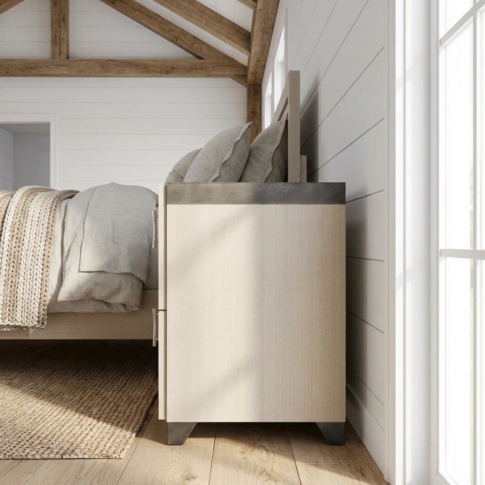Fantosini Nightstand - Silver Mist