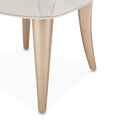 La Rachelle Vanity Chair - Icicle/Champagne