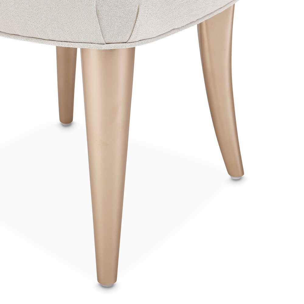 La Rachelle Vanity Chair - Icicle/Champagne