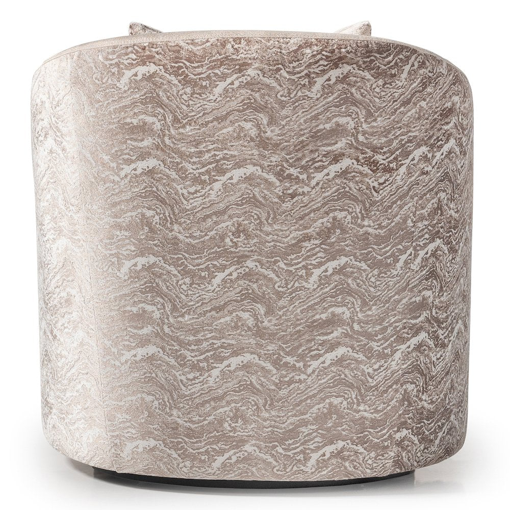 Carmela Accent Chair - Almond/Gold