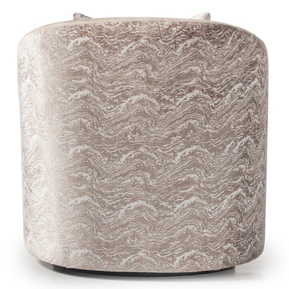 Carmela Accent Chair - Almond/Gold