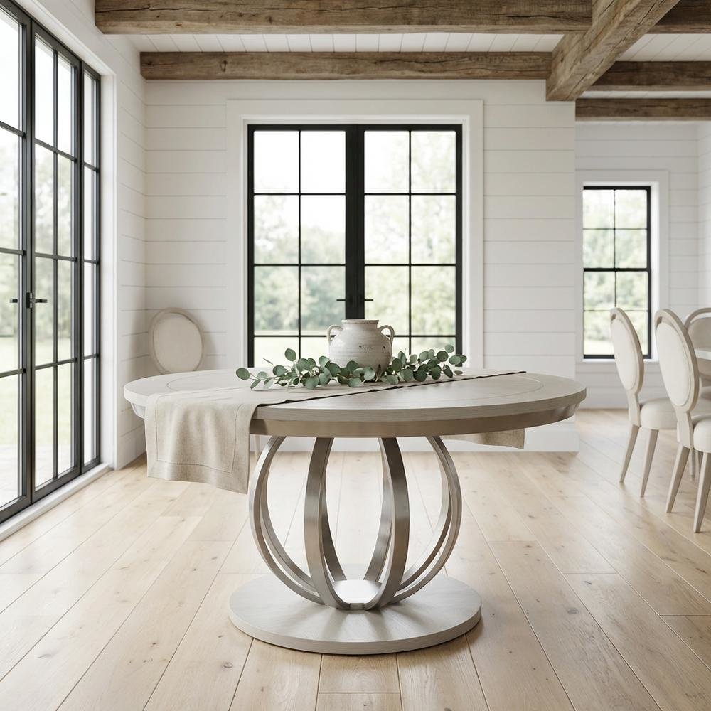 Eclipse Round Dining Table - Moonlight Gray