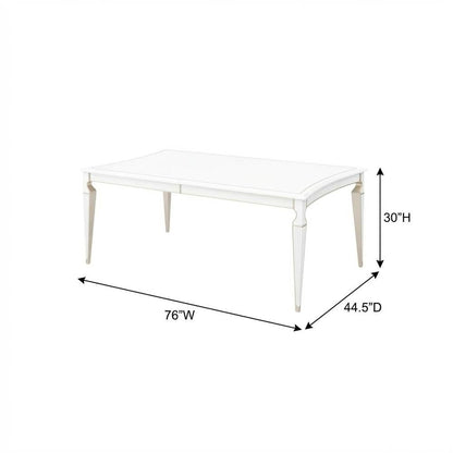 La Marisia Rectangular Dining Table - Creamy Pearl