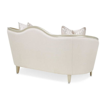 Villa Cherie Loveseat - Pearl/Caramel