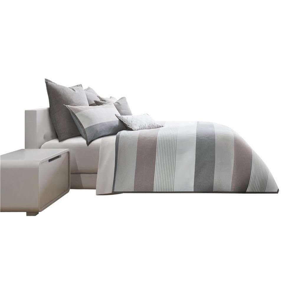 Ultra 7-Piece Queen Duvet Set - Grey