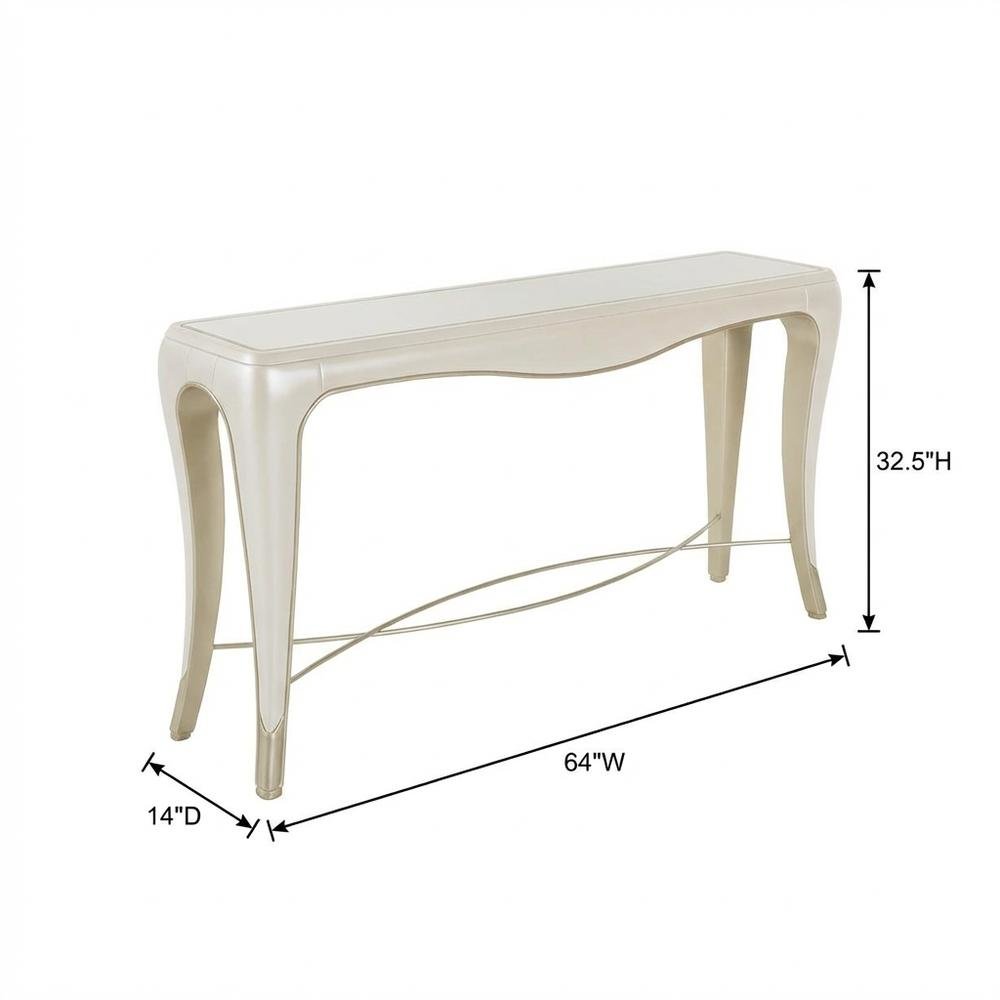 London Place Console Table - Creamy Pearl