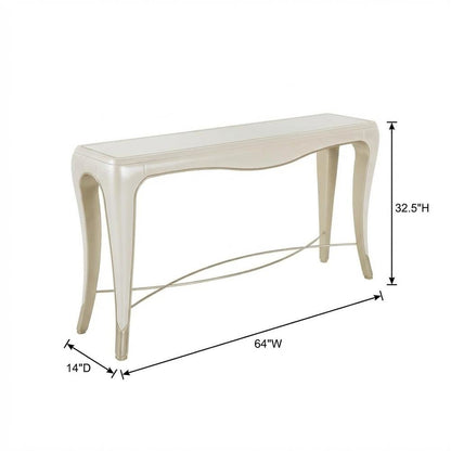 London Place Console Table - Creamy Pearl