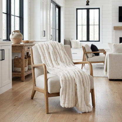 Parker 52"x72" Throw - Cream