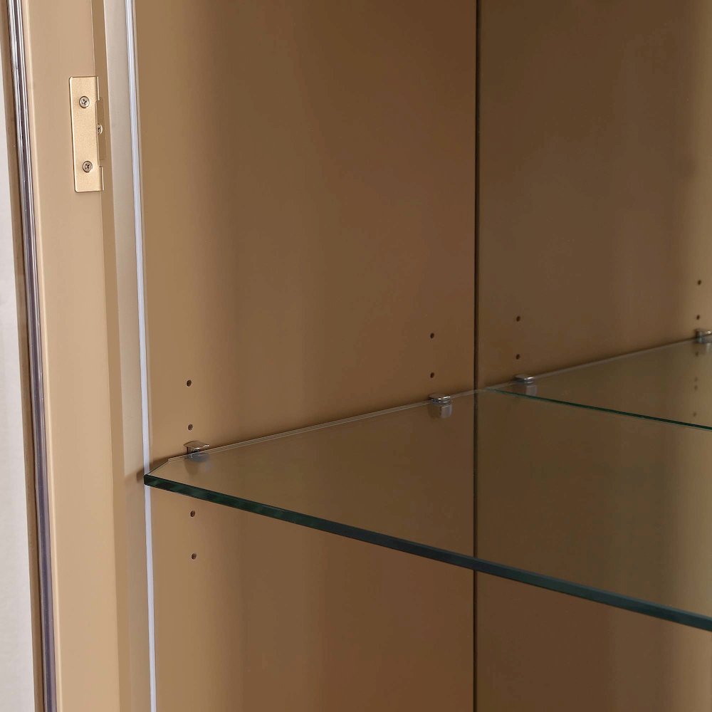 West Kensington Display Cabinet - Sea Salt Caramel