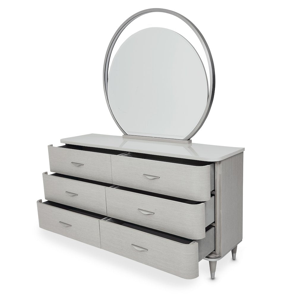Eclipse Dresser with Mirror - Moonlight