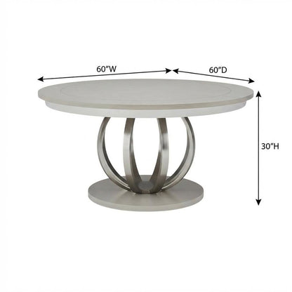 Eclipse Round Dining Table - Moonlight Gray