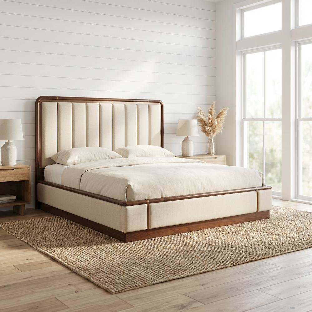 Mason Park King Lift Up Storage Bed - Umber