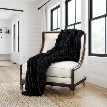Parker 52"x72" Throw - Onyx