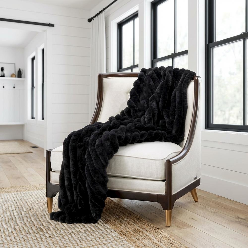 Parker 52"x72" Throw - Onyx
