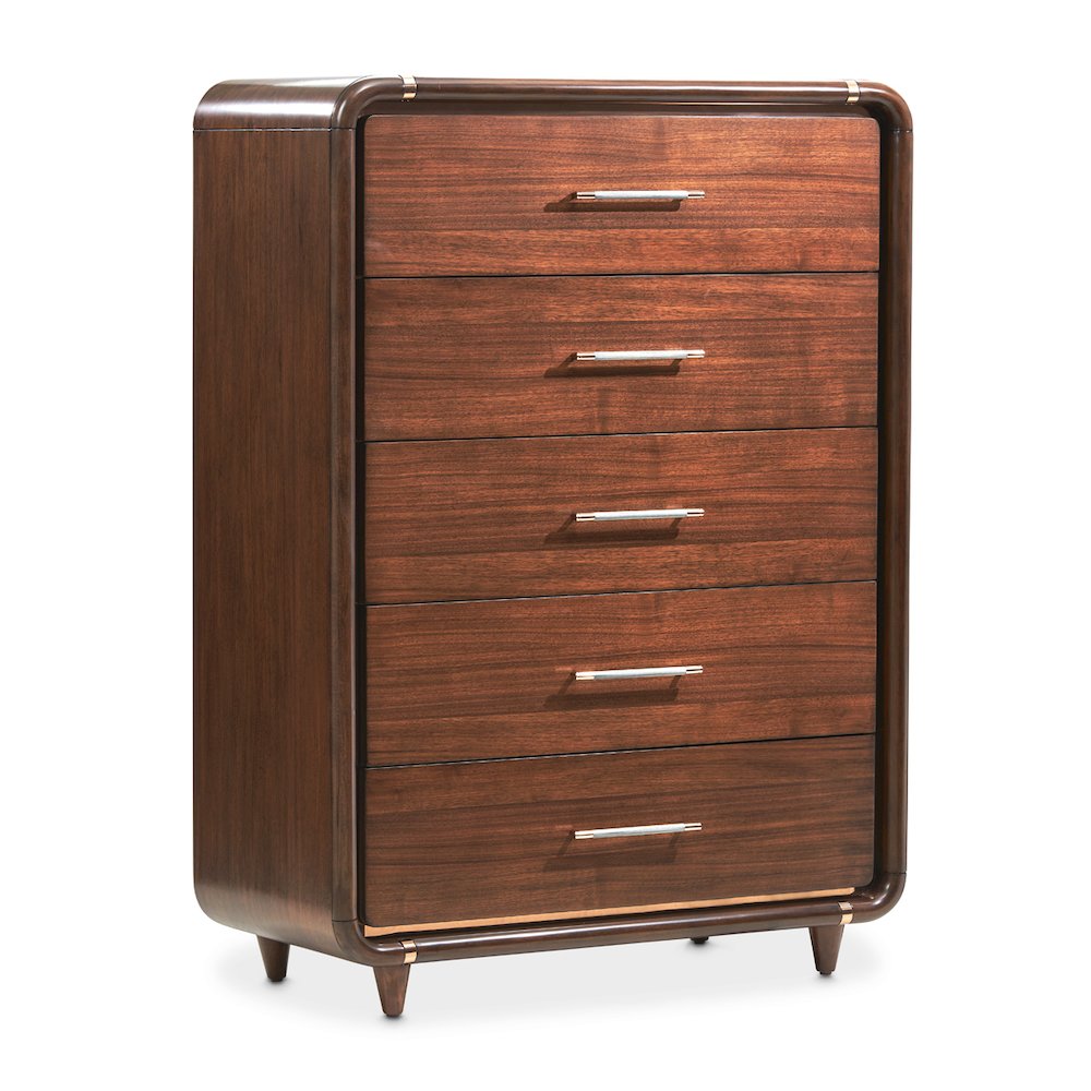 Mason Park 5-Drawer Gentlemen's Chest - Umber