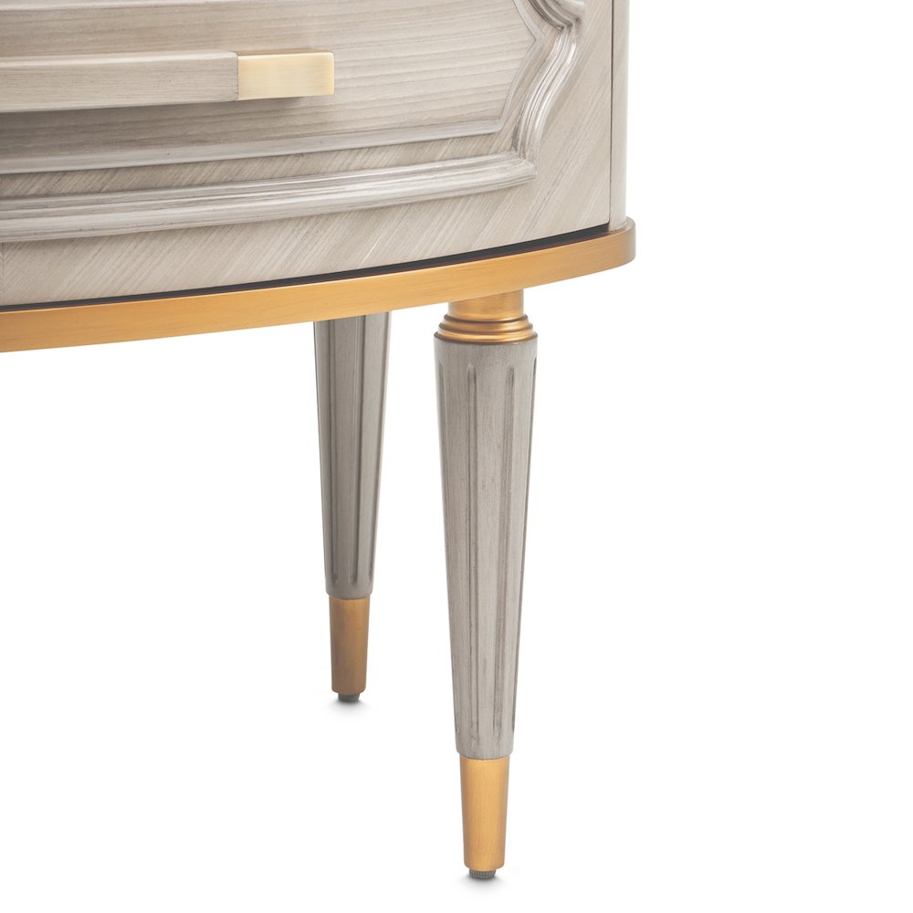 St. Charles 2-Drawer Nightstand - Dove Gray