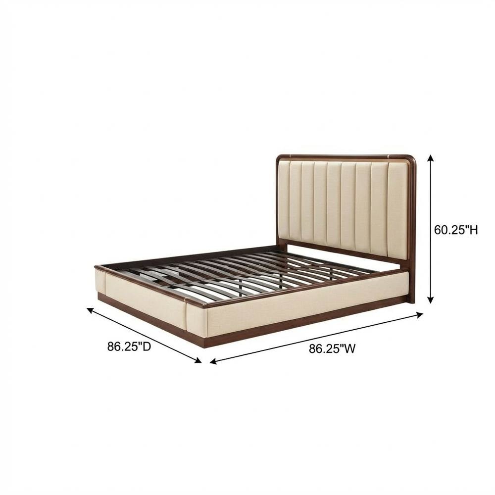 Mason Park King Lift Up Storage Bed - Umber