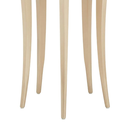 La Rachelle Chairside Table - Champagne