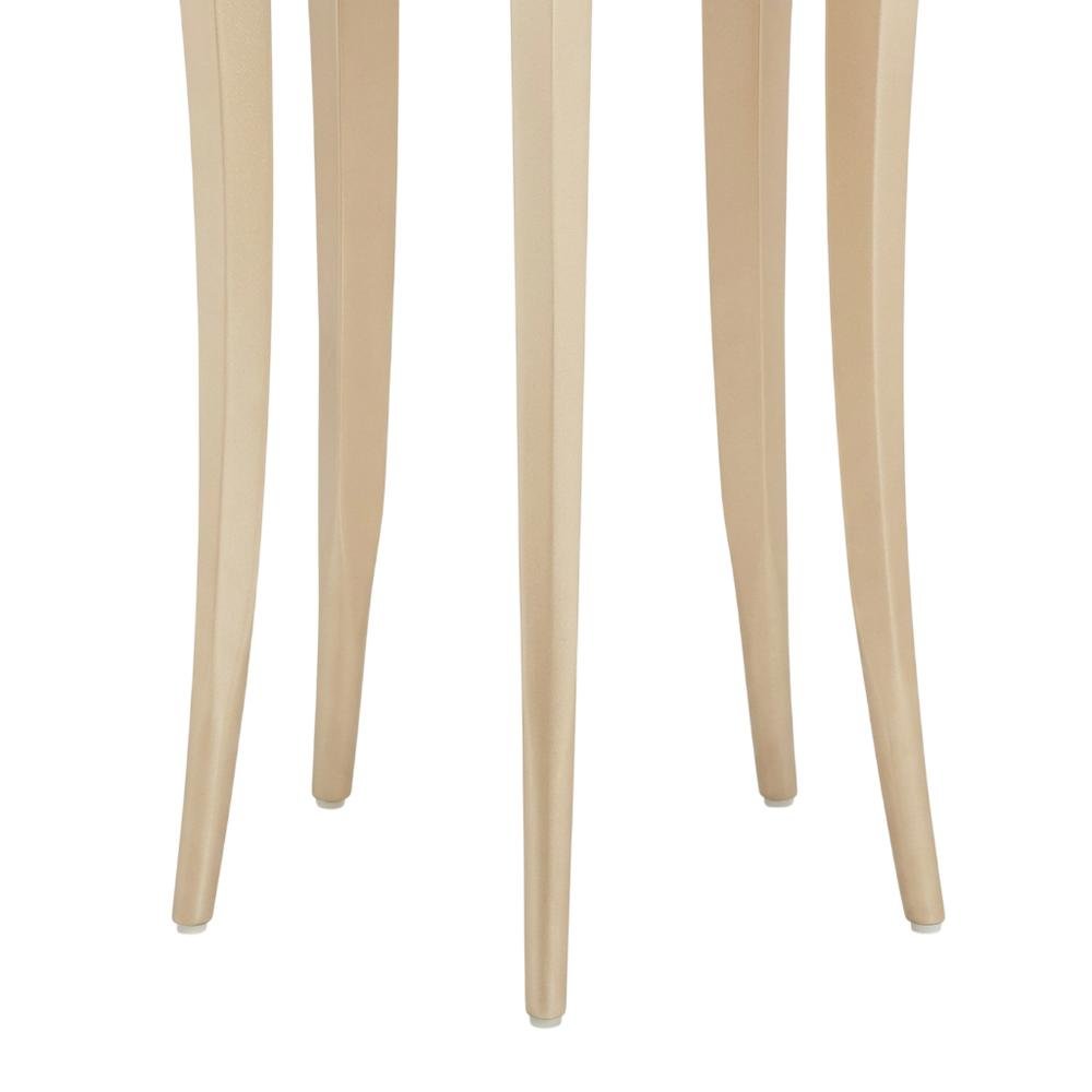 La Rachelle Chairside Table - Champagne