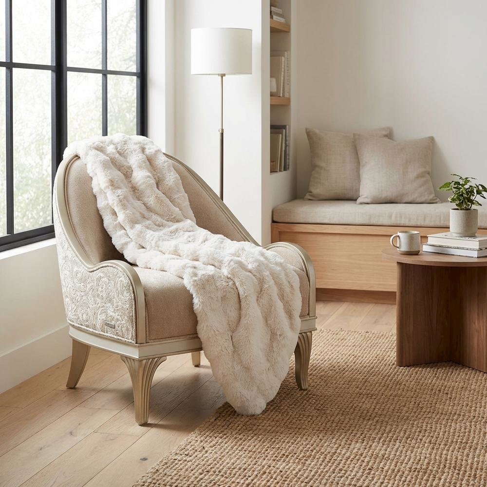 Snowdrop 54"x72" Throw - Cloud