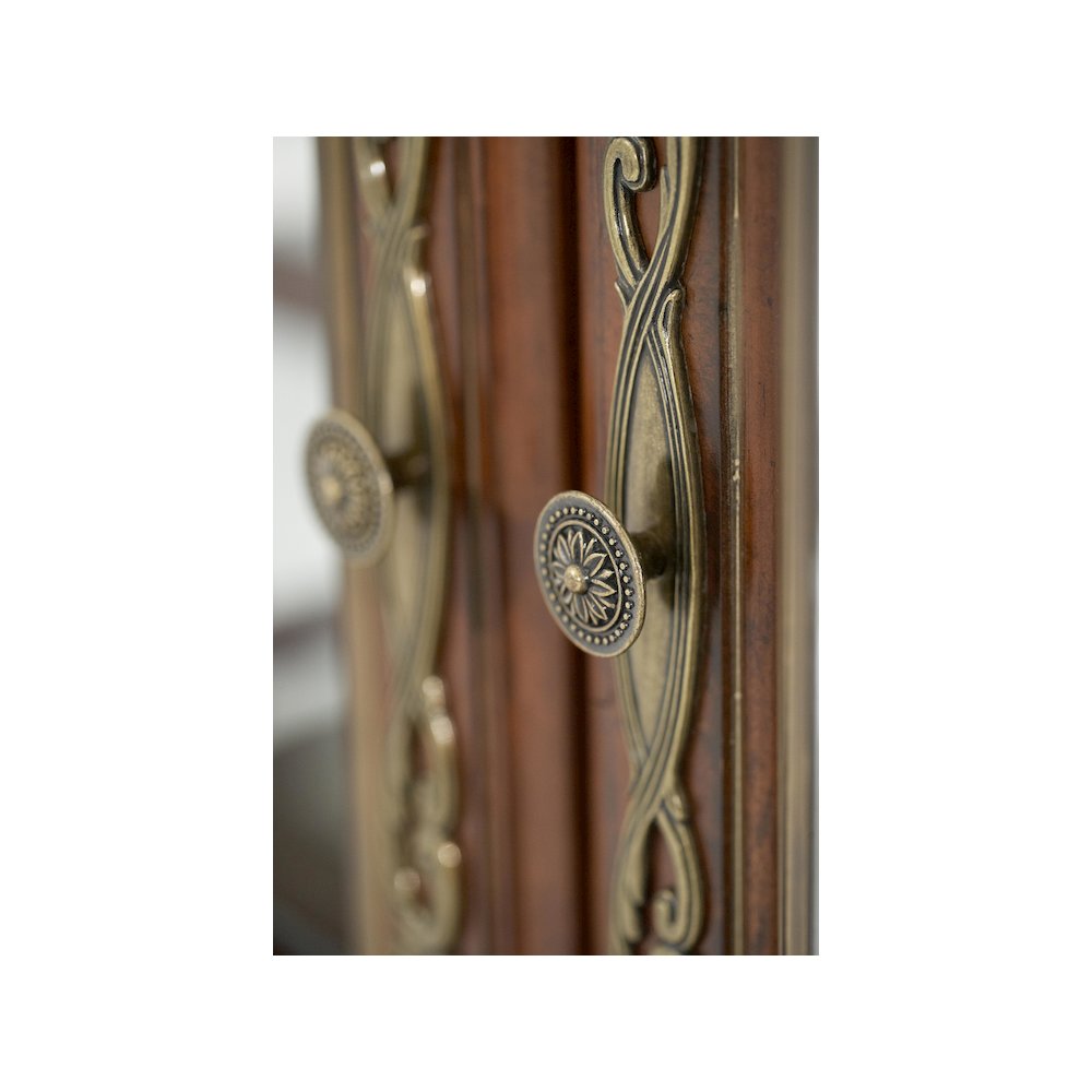 Villa Valencia China Cabinet - Classic Chestnut