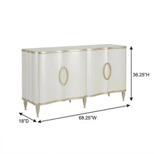 London Place Sideboard - Creamy Pearl