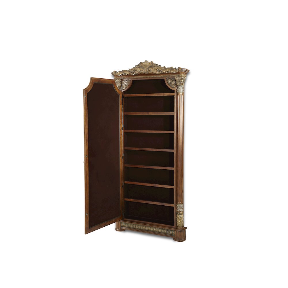Villa Valencia Accent Floor Mirror - Classic Chestnut