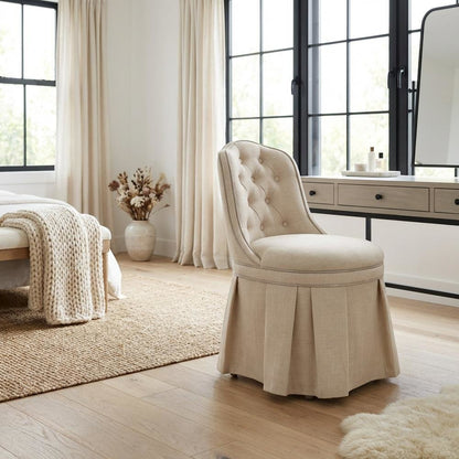 Villa Cherie Tufted Vanity Chair