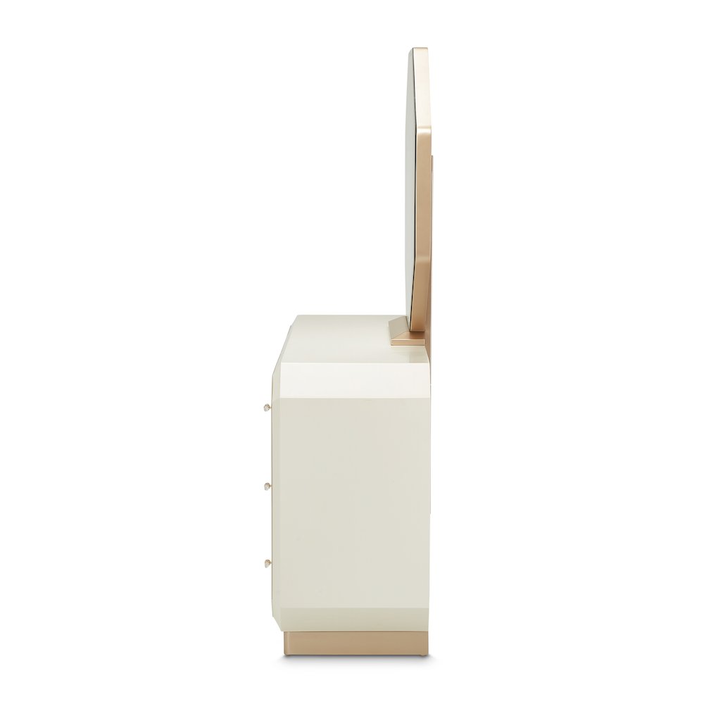 La Rachelle Dresser with Mirror - Champagne