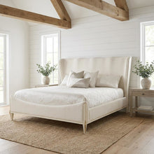 La Terrazza King Panel Bed - Creamy Pearl