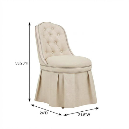 Villa Cherie Tufted Vanity Chair