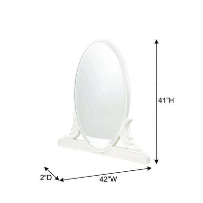 La Marisia Vanity Mirror - Creamy Pearl