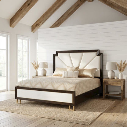 Belmont Place East King Upholstered Bed - Espresso