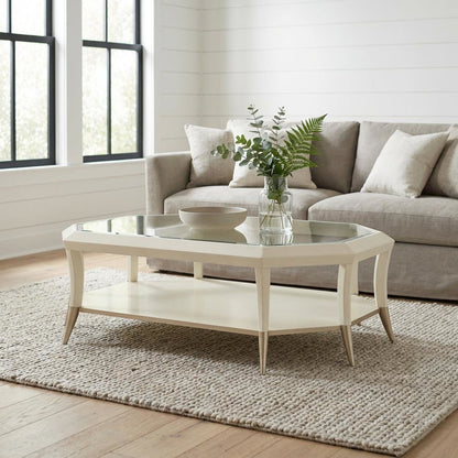 La Rachelle Hexagon Cocktail Table - Champagne