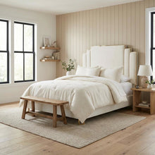 Harlow 4-Piece King Comforter Set - Ivory