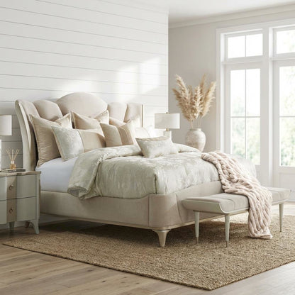 Riley 8-Piece King Comforter Set - Ivory