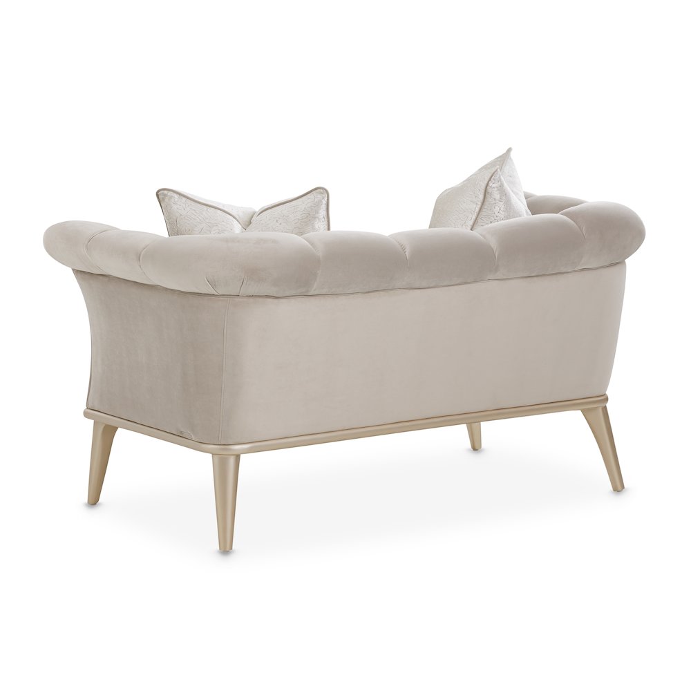 Yvette Chair and a Half - Porcini/Medium Champagne