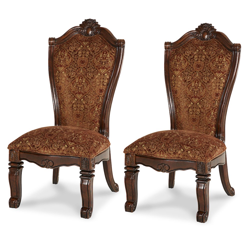 Windsor Court Dining Side Chair - Vintage Fruitwood Set of 2