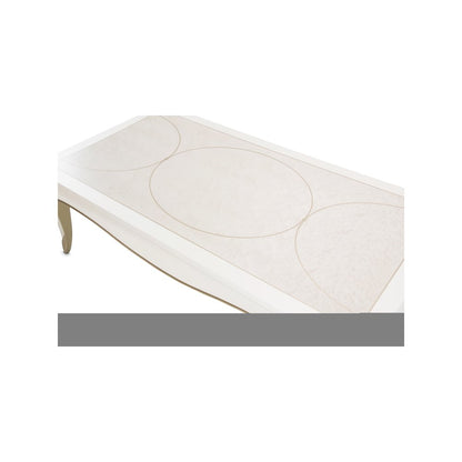London Place Rectangular Cocktail Table - Creamy Pearl