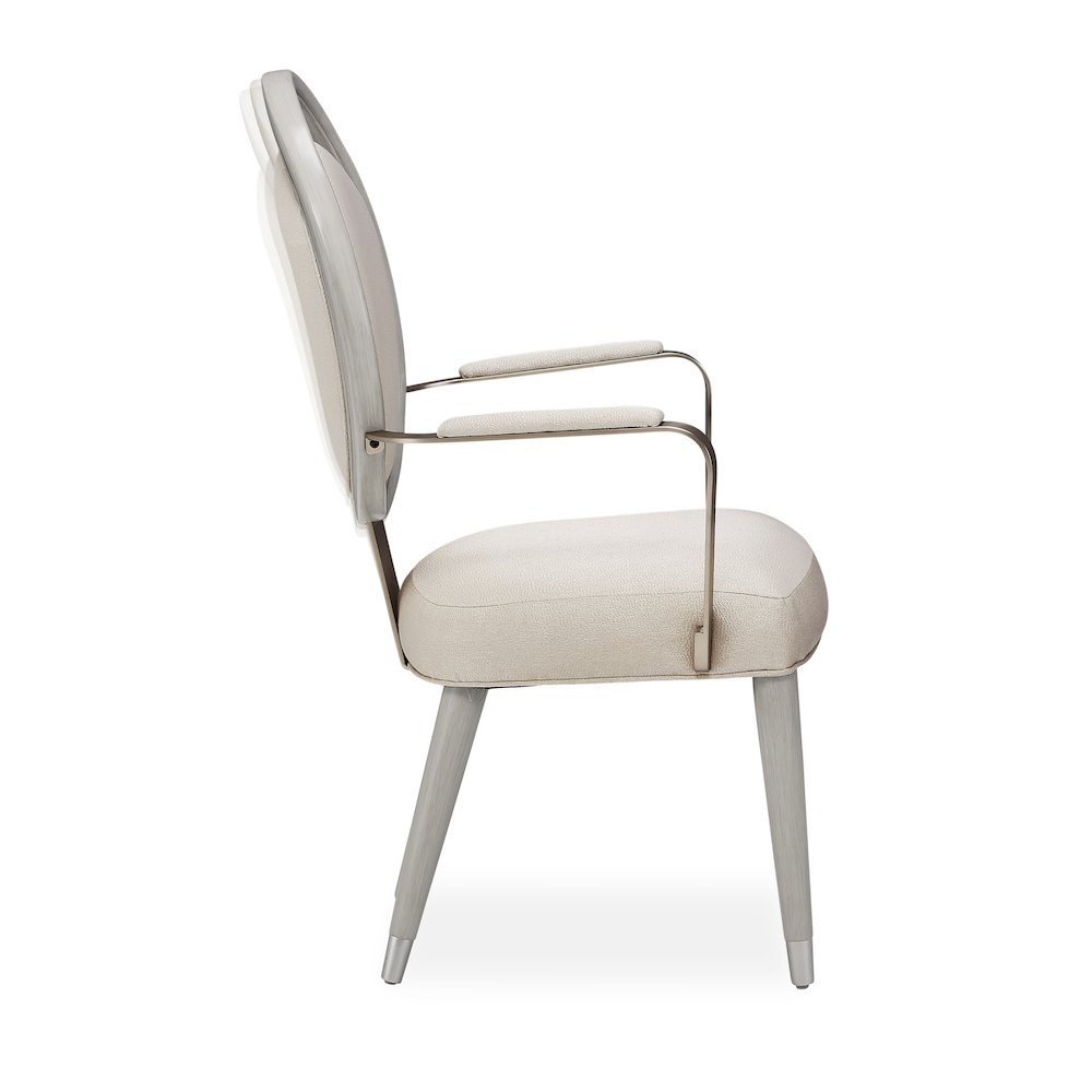 Eclipse Dining Arm Chair - Moonlight Gray Set of 2
