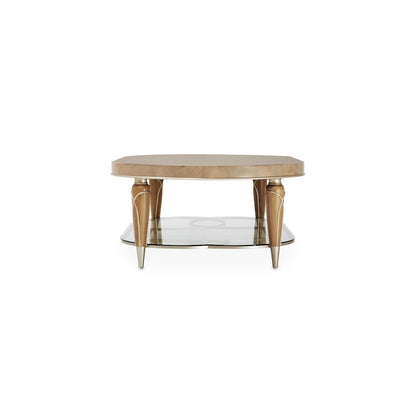 Villa Cherie Oval Cocktail Table - Caramel